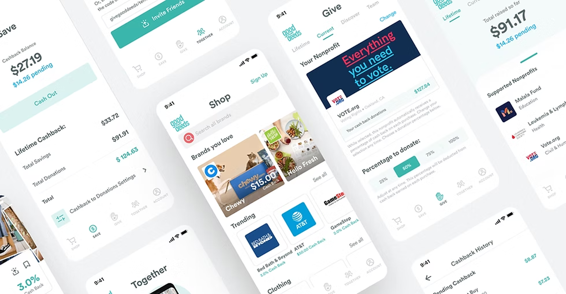 Cashback to Donation App