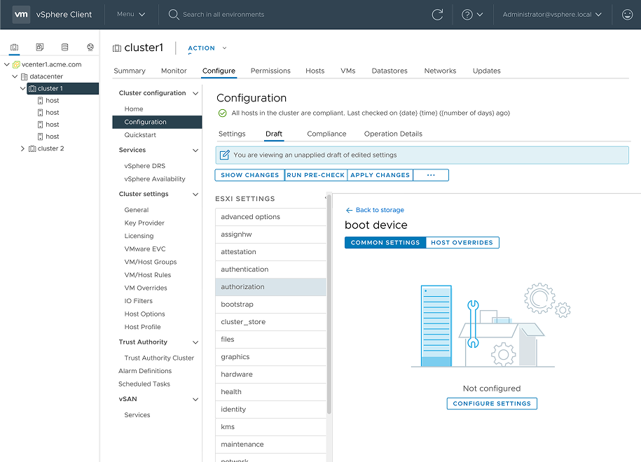 Common settings empty state illustration
