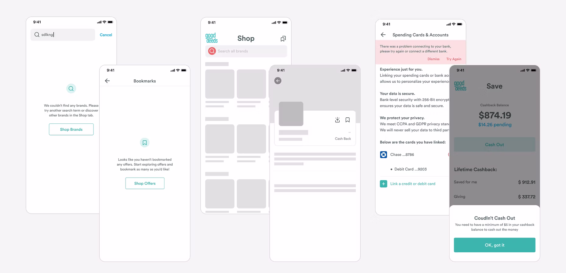 Edge cases, empty states and loading screens