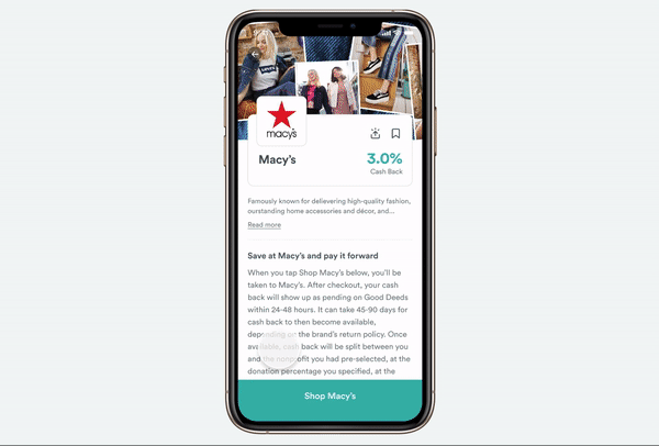 Post-purchase interstitial and push notification design